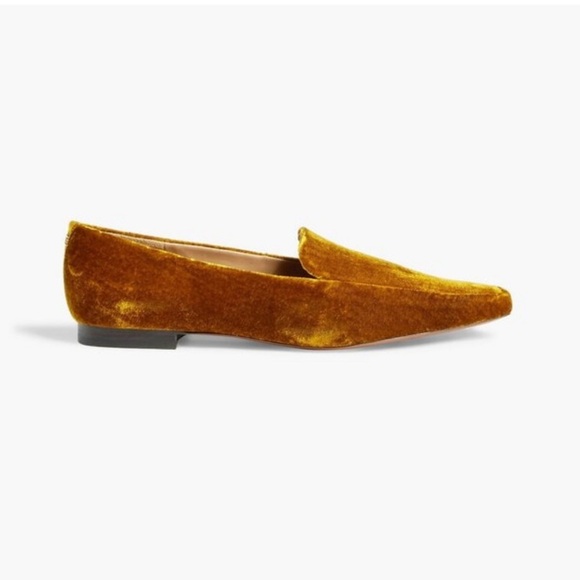 NEW Sam Edelman Emelie Rust Velvet Loafers Size 5 - Picture 1 of 8